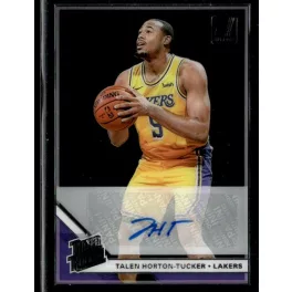   2019-20 Clearly Donruss Rated Rookie Autographs # 98 Talen Horton-Tucker