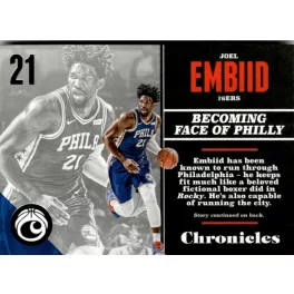 2017-18 Panini Chronicles  # 47 Joel Embiid