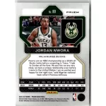 2021-22 Panini Prizm Green Prizms #80 Jordan Nwora