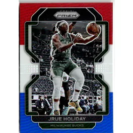   2021-22 Panini Prizm Red White and Blue Prizms #8 Jrue Holiday
