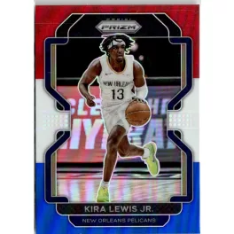   2021-22 Panini Prizm Red White and Blue Prizms #63 Kira Lewis Jr.