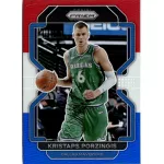 2021-22 Panini Prizm Red White and Blue Prizms #74 Kristaps Porzingis