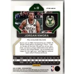 2021-22 Panini Prizm Red White and Blue Prizms #80 Jordan Nwora