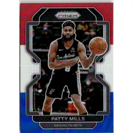   2021-22 Panini Prizm Red White and Blue Prizms #151 Patty Mills