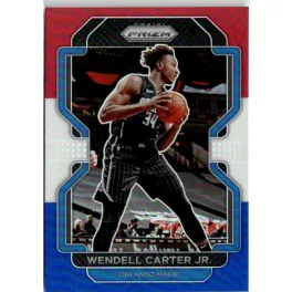   2021-22 Panini Prizm Red White and Blue Prizms #160 Wendell Carter Jr.