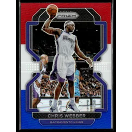   2021-22 Panini Prizm Red White and Blue Prizms #263 Chris Webber