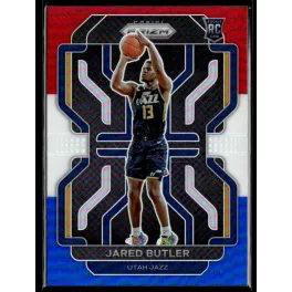   2021-22 Panini Prizm Red White and Blue Prizms #290 Jared Butler