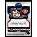2021-22 Panini Prizm Red White and Blue Prizms #296 Isaiah Livers