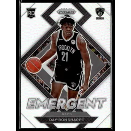   2021-22 Panini Prizm Emergent Silver Prizms #27 Day'Ron Sharpe