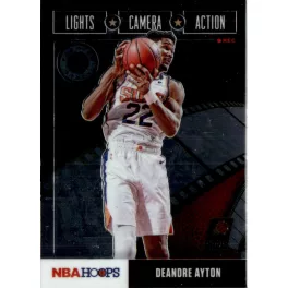   2019-20 Hoops Premium Stock Lights Camera Action #4 Deandre Ayton