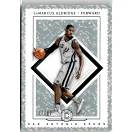   2017-18 Panini Cornerstones Crystal #134 LaMarcus Aldridge 27/89