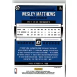 2018-19 Donruss Optic Fast Break Refractor #20 Wesley Matthews