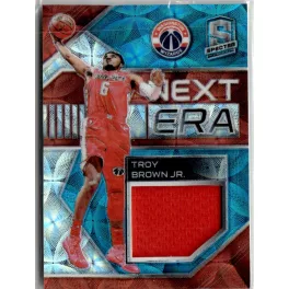   2018-19 Panini Spectra Next Era Neon Blue  #NE-TBJ Troy Brown Jr. 49/49