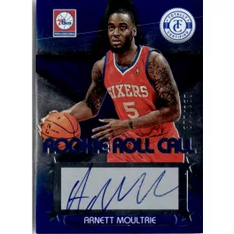  2012-13 Panini Totally Certified Rookie Roll Call Autographs Blue  #16 Arnett Moultrie 093/129