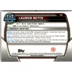 2022-23 Bowman Chrome University  #49 Lauren Betts