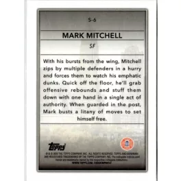   2022-23 Bowman Chrome University Skyscraping  #S-6 Mark Mitchell