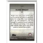 2022-23 Bowman Chrome University Skyscraping  #S-13 Kijani Wright