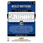 2018-19 Donruss Optic  #20 Wesley Matthews