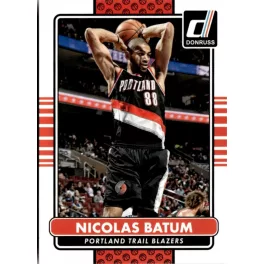 2014-15 Donruss  #155 Nicolas Batum