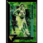 2020-21 Panini Flux Fanatics Factory Green Cracked Ice #191 Dirk Nowitzki