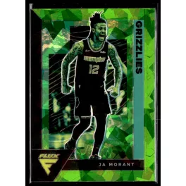   2020-21 Panini Flux Fanatics Factory Green Cracked Ice #85 Ja Morant