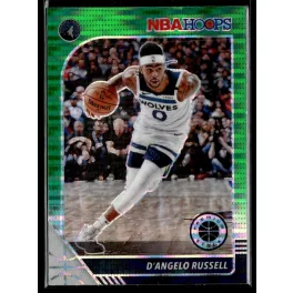   2019-20 Hoops Premium Stock Green Pulsar #18 D'Angelo Russell