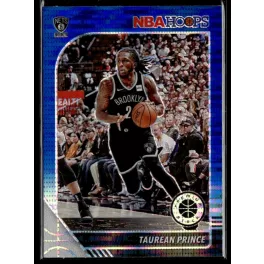 2019-20 Hoops Premium Stock Blue Pulsar #16 Taurean Prince