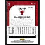 2019-20 Hoops Premium Stock Black Pulsar #78 Thaddeus Young