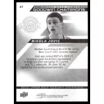 2022-23 Upper Deck Goodwin Champions  #47 Nikola Jovic