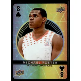   2022-23 Upper Deck Goodwin Champions Playing Card #8-CLUBS Michael Foster