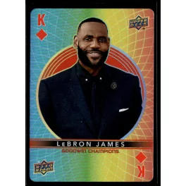   2022-23 Upper Deck Goodwin Champions Playing Card #KING-DIAMOND LeBron James