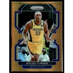 2021-23 Panini Prizm Orange Hyper #175 Myles Turner