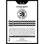 2018-19 Hoops  #36 Serge Ibaka