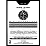2018-19 Hoops  #195 Isaiah Thomas