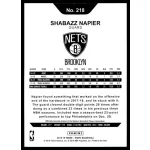 2018-19 Hoops  #218 Shabazz Napier