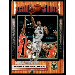 2018-19 Hoops Action Shots #AS-8 Giannis Antetokounmpo