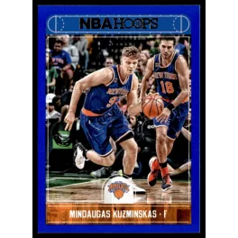 2017-18 Hoops Blue #104 Mindaugas Kuzminskas