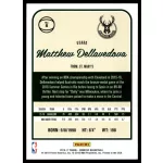 2016-17 Donruss  #8 Matthew Dellavedova
