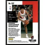 2018-19 Panini Chronicles  #537 Anfernee Simons
