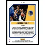 2019-20 Panini Chronicles Bronze Threads #89 Jordan Poole