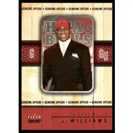 2002-2003 Fleer Genuine  #101 Jay Williams 0105/2002