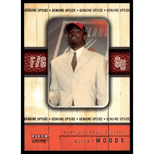 2002-2003 Fleer Genuine  #112 Qyntel Woods 1797/2002