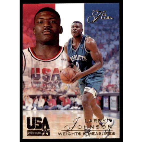 1994-95 Flair USA Weights and Measures #38 Larry Johnson 