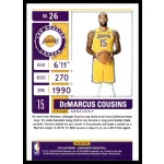 2019-20 Panini Contenders  #26 DeMarcus Cousins