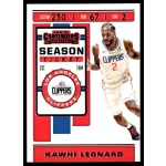 2019-20 Panini Contenders  #55 Kawhi Leonard