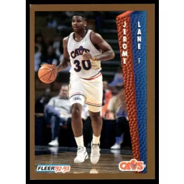 1992-93 Fleer  #319 Jerome Lane