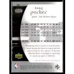 2005-06 SP Authentic  #78 Tony Parker