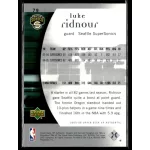 2005-06 SP Authentic  #79 Luke Ridnour