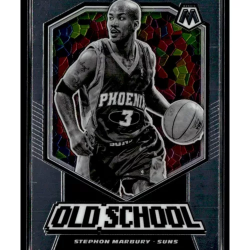 2019-20 Panini Mosaic Old School  #9 Stephon Marbury
