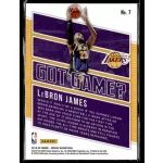 2019-20 Panini Mosaic Got Game?  #7 LeBron James